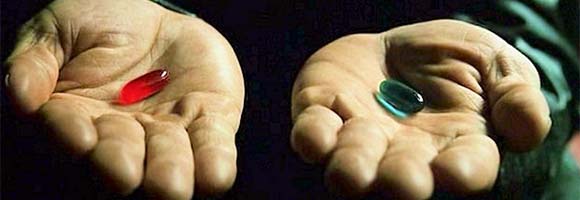 Red/Blue Pill The Matrix